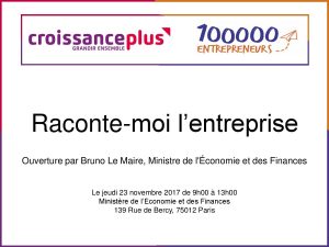 raconte moi l'entreprise